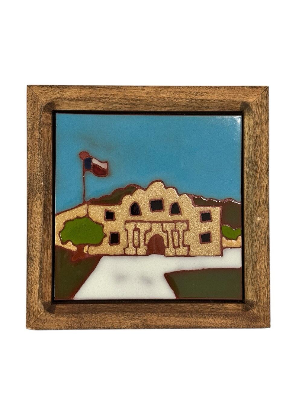 Vintage Ceramic Tile By Michele Albuquerque Decorative Tile The Alamo Wall Decor